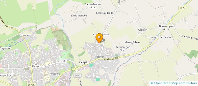 localisation de l'entreprise SKI KEMPER INFINITY à EDERN