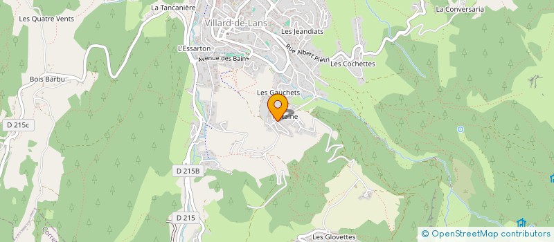 localisation de l'entreprise SKI LOISIRS 2000 à VILLARD-DE-LANS