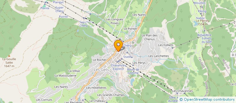 localisation de l'entreprise SKI LOVE à LES GETS
