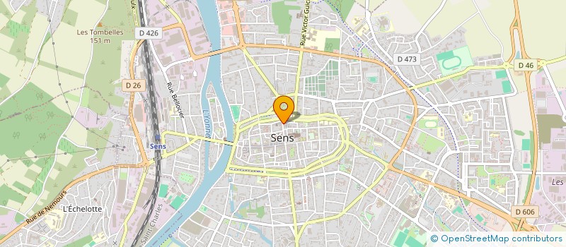 localisation de l'entreprise SKI NAUTIQUE CLUB DU SENONAIS  SENS