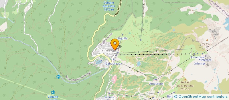 localisation de l'entreprise SKI SERVICE à CHAMROUSSE