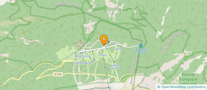 localisation de l'entreprise SKI SERVICE à BEAUMONT-DU-VENTOUX