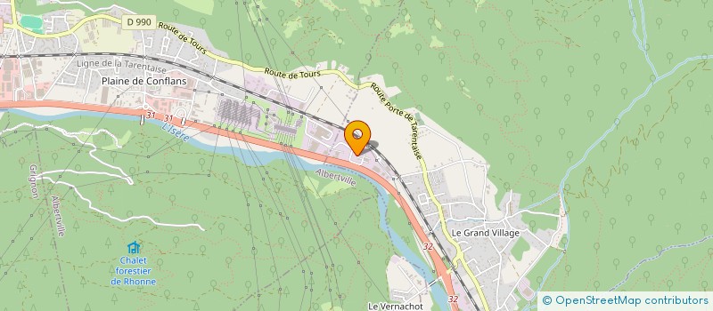 localisation de l'entreprise SKI SHOP  TOURS-EN-SAVOIE