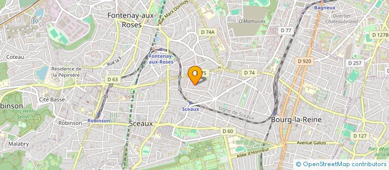 localisation de l'entreprise SKIBBIS à SCEAUX