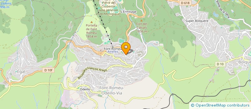 localisation de l'entreprise SKIBOX INVESTISSEMENTS ET DEVELOPPEMENT  FONT-ROMEU-ODEILLO-VIA