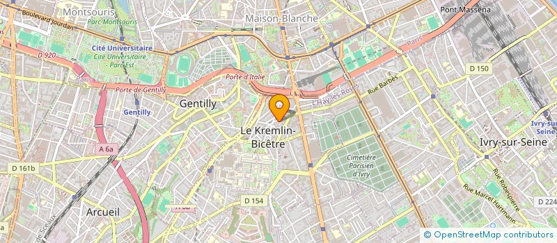 localisation de l'entreprise SKIENERGY à LE KREMLIN-BICETRE