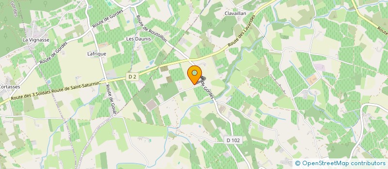 localisation de l'entreprise SKIESFIFTY FRANCE SAS  ROUSSILLON