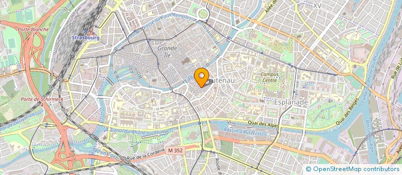 localisation de l'entreprise SKIEURS DE STRASBOURG à STRASBOURG