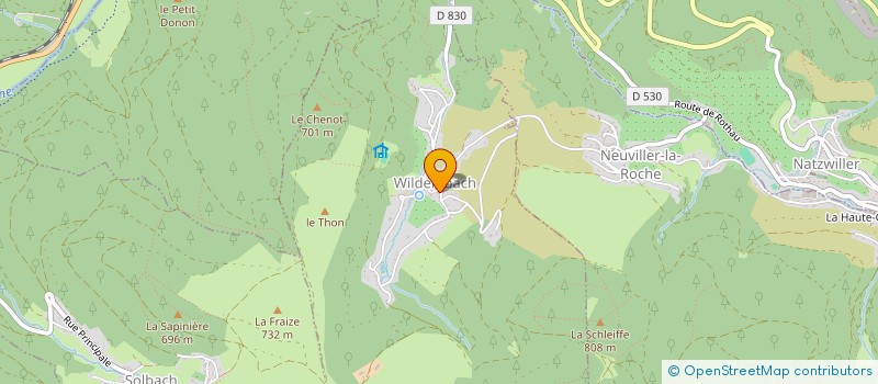 localisation de l'entreprise SKIFAMILY  WILDERSBACH