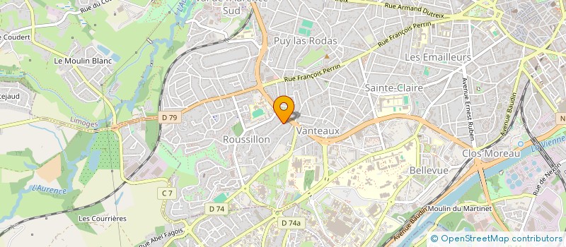 localisation de l'entreprise SKIFF à LIMOGES