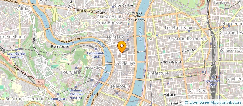 localisation de l'entreprise SKILEX RHONE ALPES à LYON 1ER