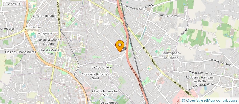 localisation de l'entreprise SKILL BRIDGE  SAINT-JEAN-LE-BLANC