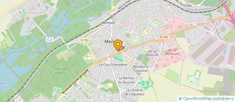 localisation de l'entreprise SKILL COMPETENCE à MENNECY