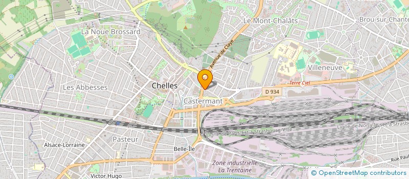 localisation de l'entreprise SKILL CONSULTING  CHELLES