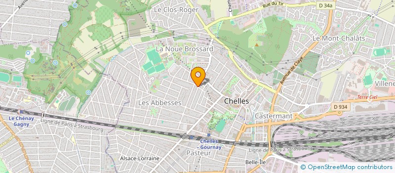 localisation de l'entreprise SKILL-TECH à CHELLES