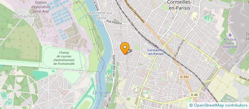 localisation de l'entreprise SKILLDATA  LA FRETTE-SUR-SEINE