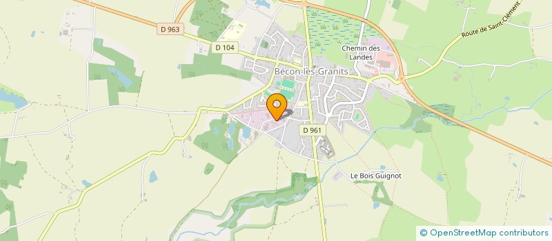 localisation de l'entreprise SKILLED FRANCE à BECON-LES-GRANITS