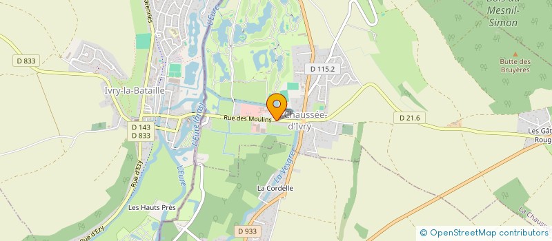 localisation de l'entreprise SKILLERS à LA CHAUSSEE-D'IVRY
