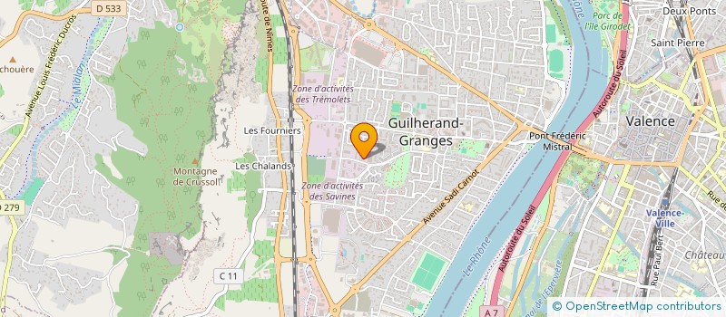 localisation de l'entreprise SKILLIZE  GUILHERAND-GRANGES