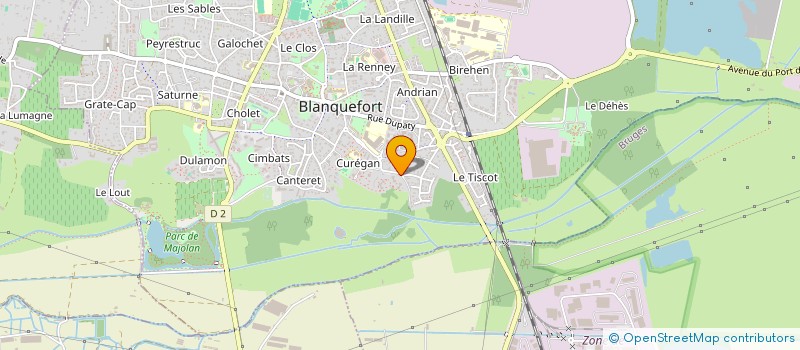 localisation de l'entreprise SKILLSTRANSPORT à BLANQUEFORT