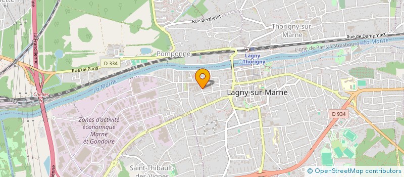 localisation de l'entreprise SKILLTRUST  LAGNY-SUR-MARNE