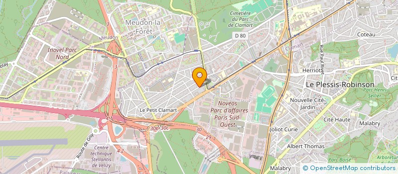 localisation de l'entreprise SKILLTRUST à CLAMART