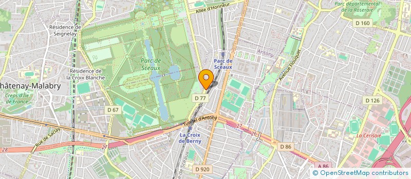 localisation de l'entreprise SKILLYWORK à ANTONY