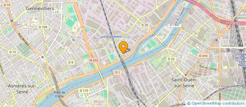 localisation de l'entreprise SKILOC à ASNIERES-SUR-SEINE