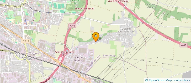 localisation de l'entreprise SKIMANTEC HOLDING  SAINT-PRIEST