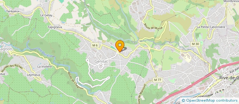 localisation de l'entreprise SKIMM  GENILAC