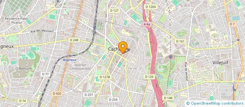 localisation de l'entreprise SKIMS  CACHAN