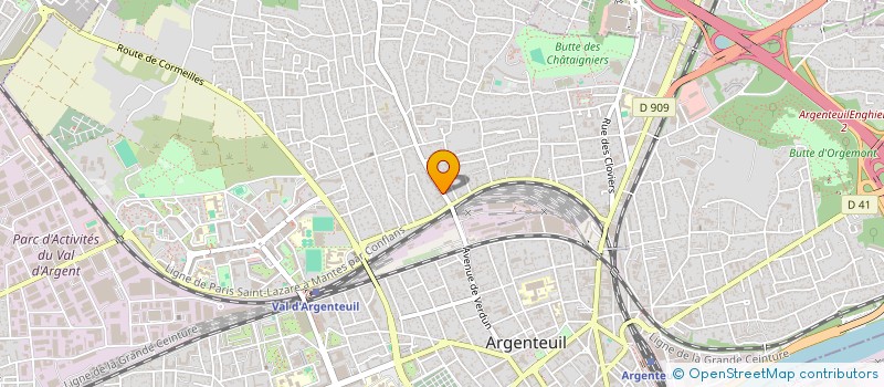 localisation de l'entreprise SKIN BODY EXPERT  ARGENTEUIL