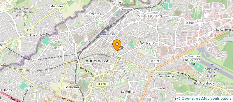 localisation de l'entreprise SKIN K à ANNEMASSE