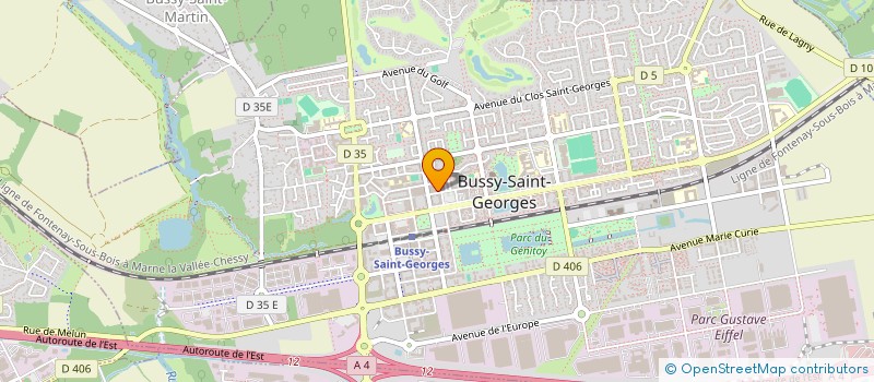 localisation de l'entreprise SKINCARE THERAPY à BUSSY-SAINT-GEORGES