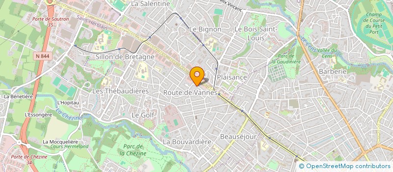 localisation de l'entreprise SKINEXPERT à SAINT-HERBLAIN