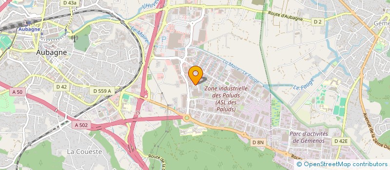 localisation de l'entreprise SKINKIN à AUBAGNE