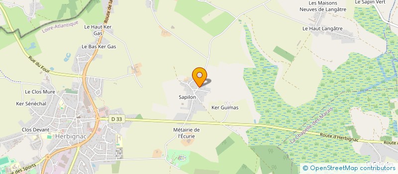 localisation de l'entreprise SKIROU à HERBIGNAC