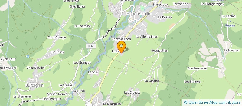 localisation de l'entreprise SKIS DURET SAS à HABERE-LULLIN
