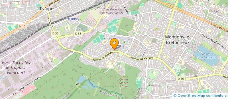 localisation de l'entreprise SKISS  MONTIGNY-LE-BRETONNEUX