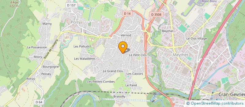 localisation de l'entreprise SKITRUST  POISY