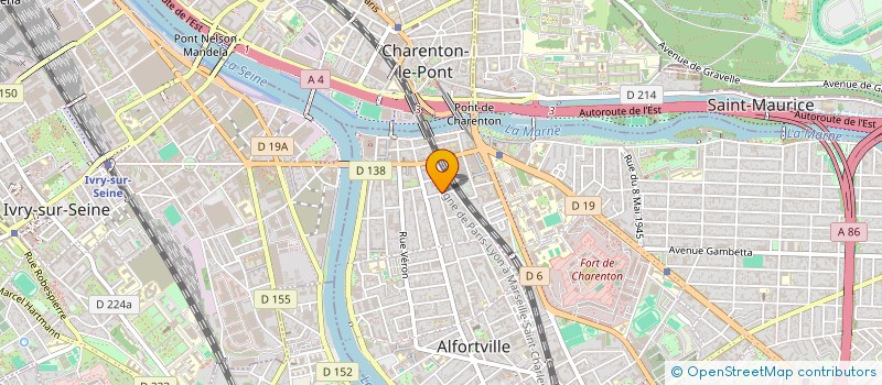 localisation de l'entreprise SKJ FORMATIONS  ALFORTVILLE