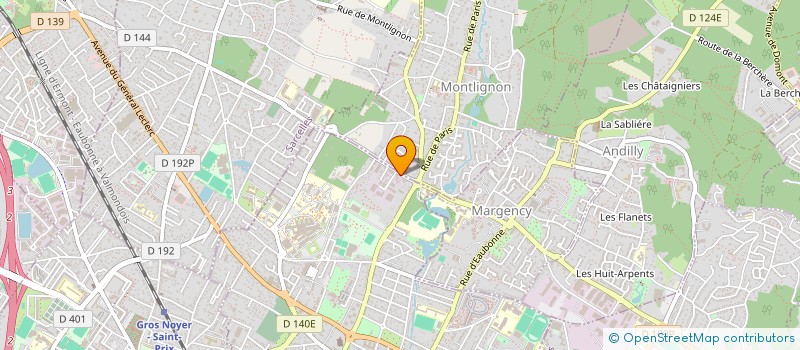 localisation de l'entreprise SKJR SPORT à EAUBONNE
