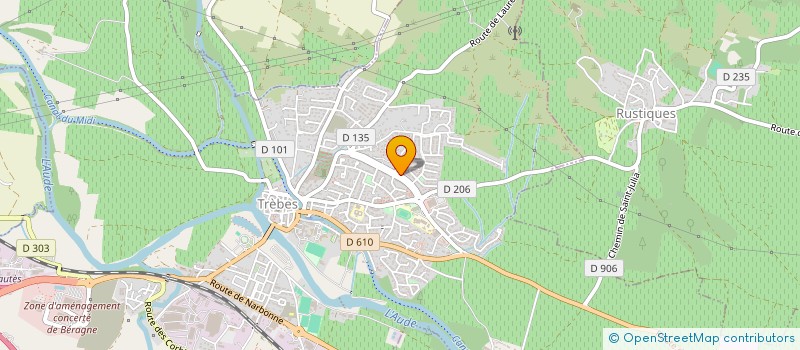 localisation de l'entreprise SKL IMMO  TREBES