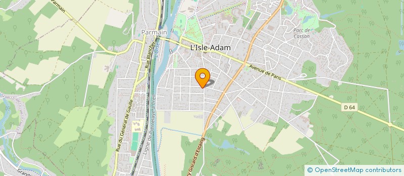 localisation de l'entreprise SKL LE TOUQUET  L'ISLE-ADAM