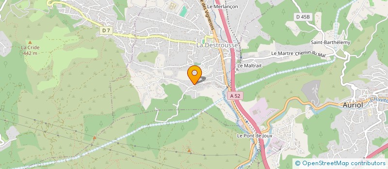 localisation de l'entreprise SKLAB  LA DESTROUSSE