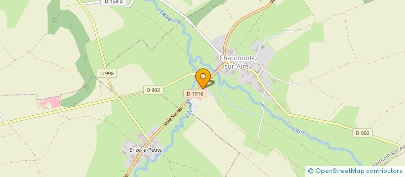 localisation de l'entreprise SKLC 55  CHAUMONT-SUR-AIRE