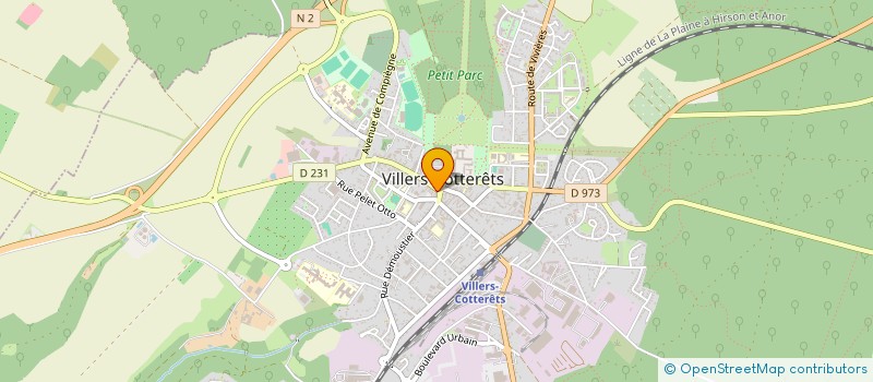 localisation de l'entreprise SKLIN  VILLERS-COTTERETS