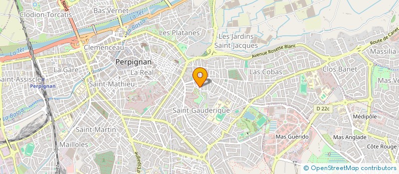 localisation de l'entreprise SKLM PATRIMOINE à PERPIGNAN