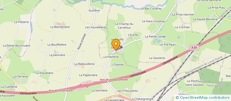 localisation de l'entreprise SKLT  LE GENEST-SAINT-ISLE