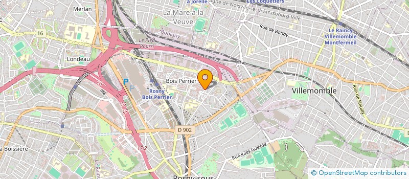 localisation de l'entreprise SKM à ROSNY-SOUS-BOIS